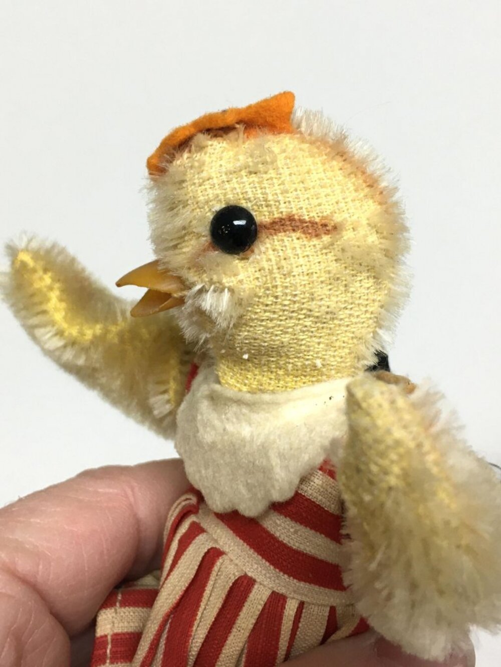 Vintage 1950's Steiff "Kiki Chick" Stuffed Toy Animal - Picture 5 of 9
